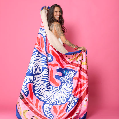 Mantita Tigre Azul