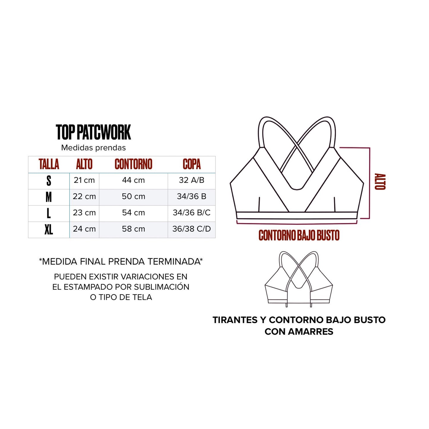 Top Bikini Patchwork