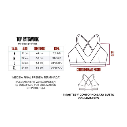 Top Bikini Patchwork