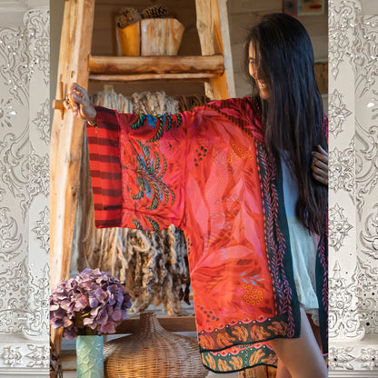 Kimono Gasa Verano Palmera