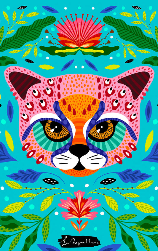 Mantita Gato Rosa