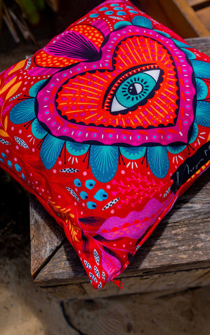 Funda Cojín Corazón