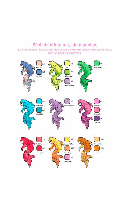 Set 48 Marcadores al Alcohol Doble Punta