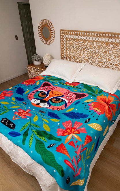 Mantita Gato Rosa