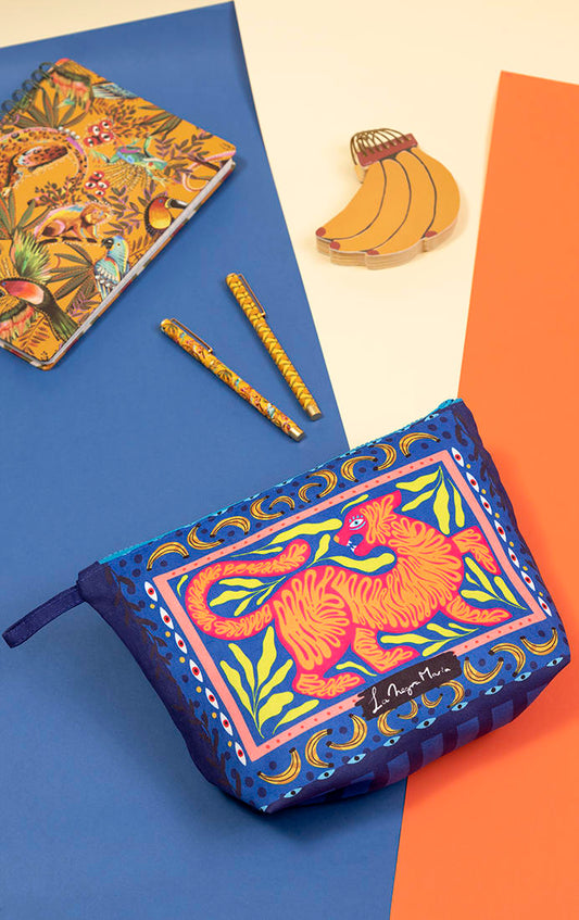 Estuche Lápices Tigre Azul