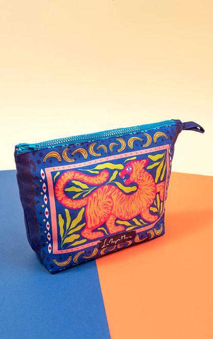 Estuche Lápices Tigre Azul