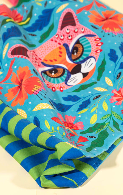 Tote Gato Rosa + lettering