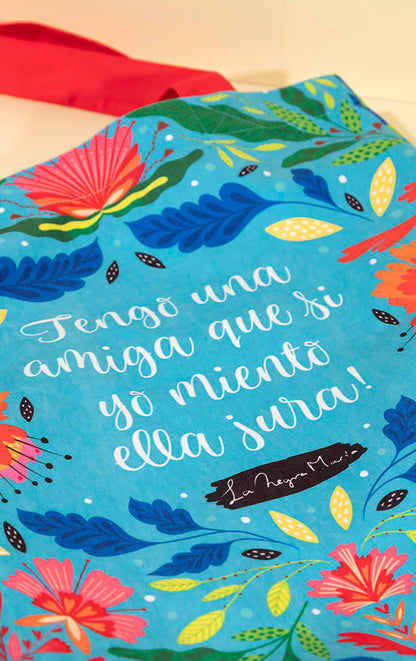 Tote Pajarito + lettering