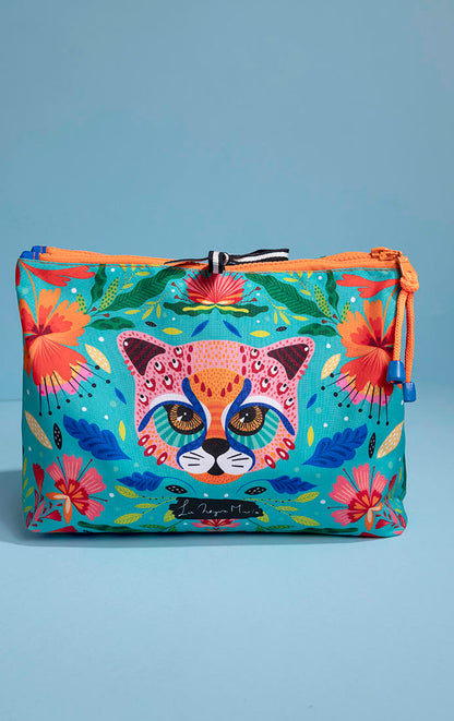Estuche Doble Atómico Gato Pajarito