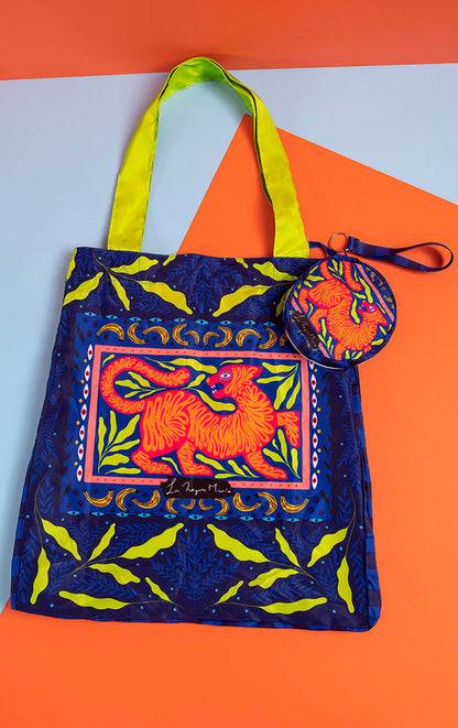 Tote Pocket Azul