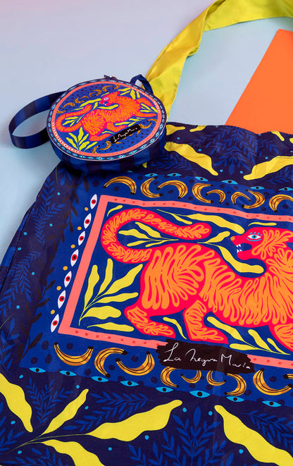 Tote Pocket Azul