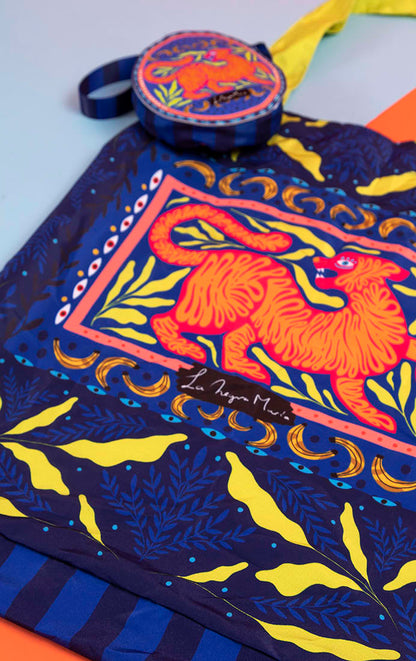 Tote Pocket Azul