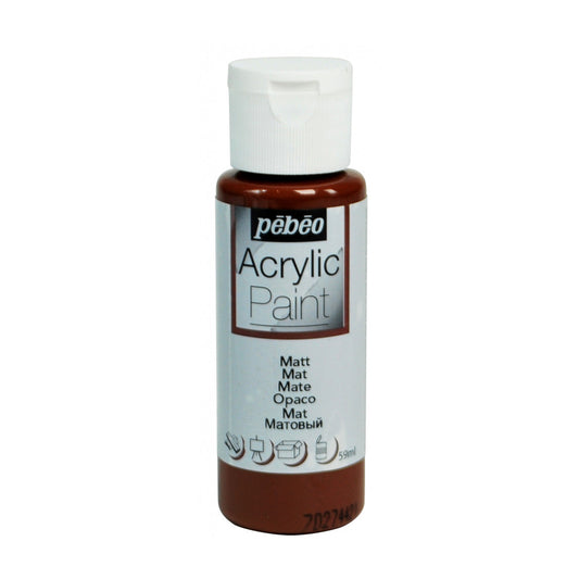 ACRYLIC PAINT MATTE CHOCOLATE